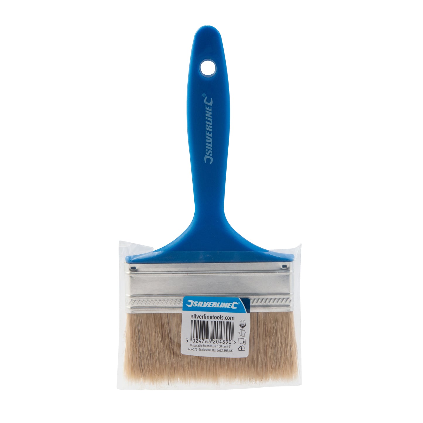 Silverline Disposable Paint Brush 100mm / 4"