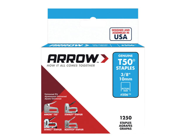 T-50 Staples 3/8in x 1250