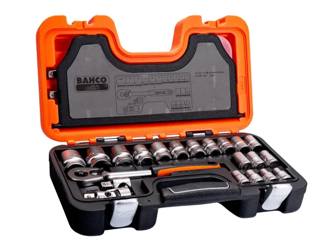 Bahco S240 1/2in Drive Socket Set, 24 Pieces