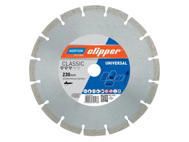 Norton Clipper Classic Universal Blue Diamond Blade 300 x 20mm