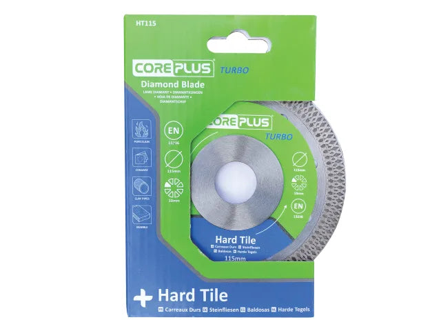 CorePlus Hard Tile Turbo Diamond Blade 115mm