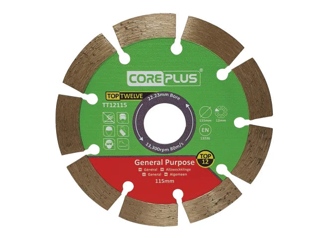 CorePlus General Purpose Diamond Blade 115mm