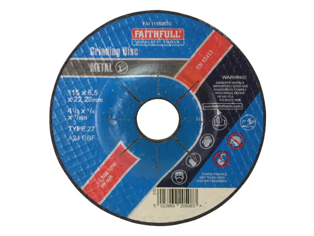 Depressed Centre Metal Grinding Disc