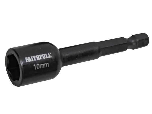 Magnetic Impact Nut Driver 10mm x 1/4in Hex
