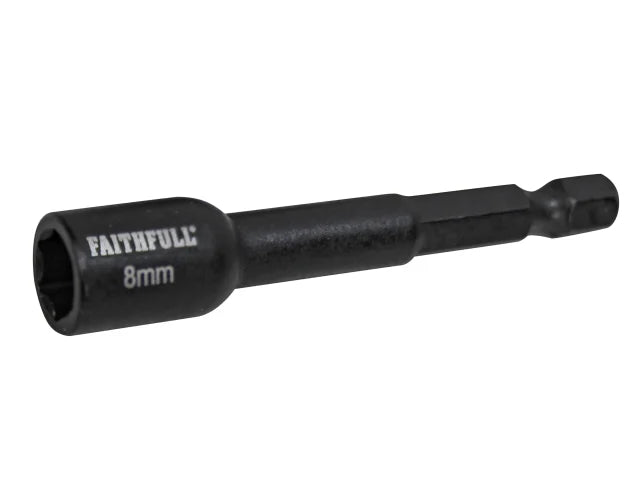 Magnetic Impact Nut Driver 8mm x 1/4in Hex