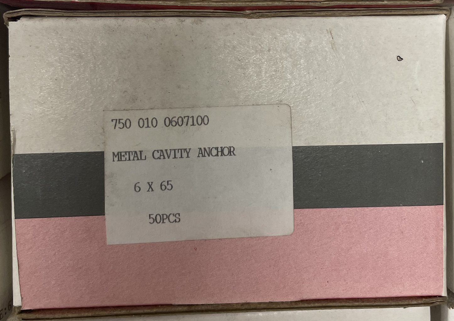 Metallic Anchor for Plasterboard