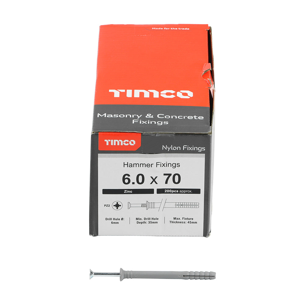 TIMCO Nylon Hammer Fixing
