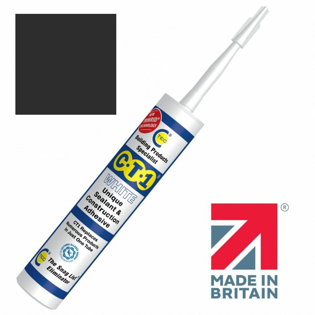 CT1 Black - Multi Purpose Sealant & Adhesive - 290ml