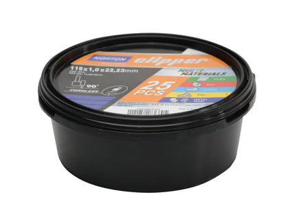 Norton Clipper® 115mm Multi-Purpose Cutting Discs 115 x 22.23mm (Tub of 25)