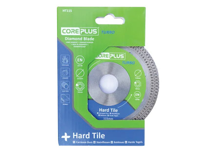CorePlus Hard Tile Turbo Diamond Blade 115mm