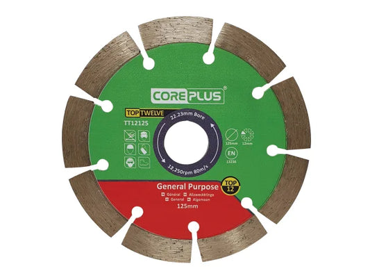 CorePlus General Purpose Diamond Blade 125mm