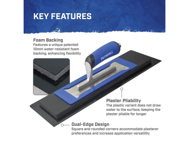 FlexiFit Trowel Plastic Blade with Foam Kit 16in (406mm)