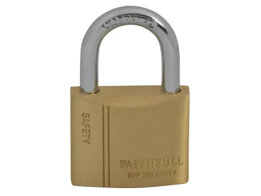 Brass Padlock 40mm 3 Keys