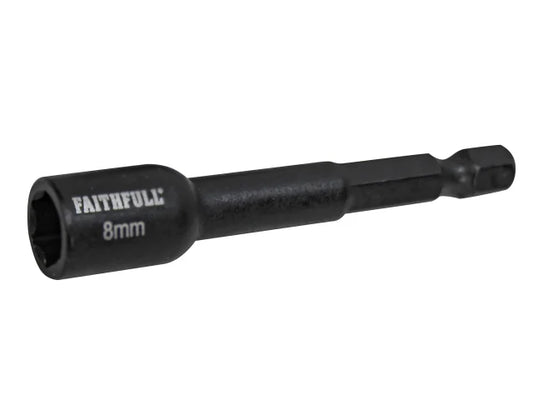 Magnetic Impact Nut Driver 8mm x 1/4in Hex