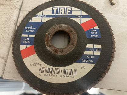 TAF Bonded Fibreglass Backed Zirconium Flap discs