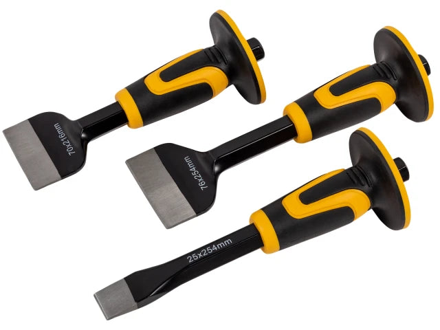 Roughneck Bolster & Chisel Set, 3 Piece