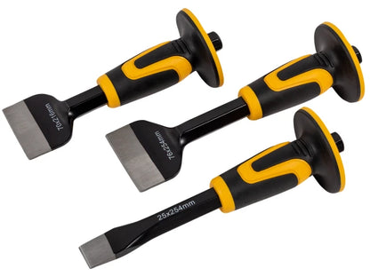 Roughneck Bolster & Chisel Set, 3 Piece