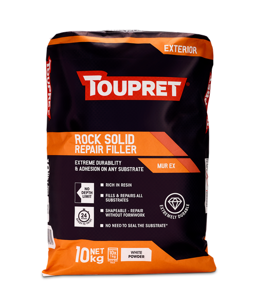 Toupret Rock Solid Repair Filler 10kg