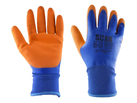 Thermal Waterproof Latex Coated Gloves