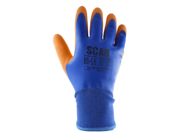 Thermal Waterproof Latex Coated Gloves