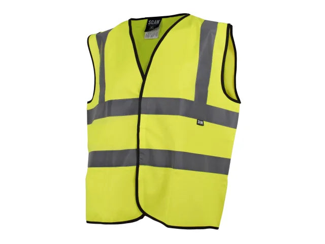 Scan Hi-Vis Yellow Waistcoat