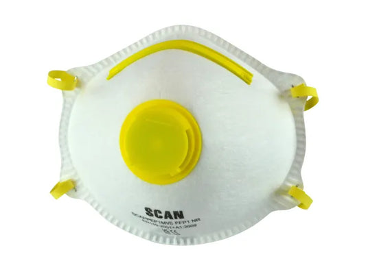 Moulded Disposable Mask Valved FFP1 Protection (Box 10)