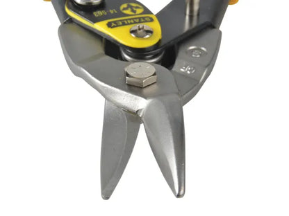 Yellow Aviation Snips & Holster Straight Cut 250mm (10in)