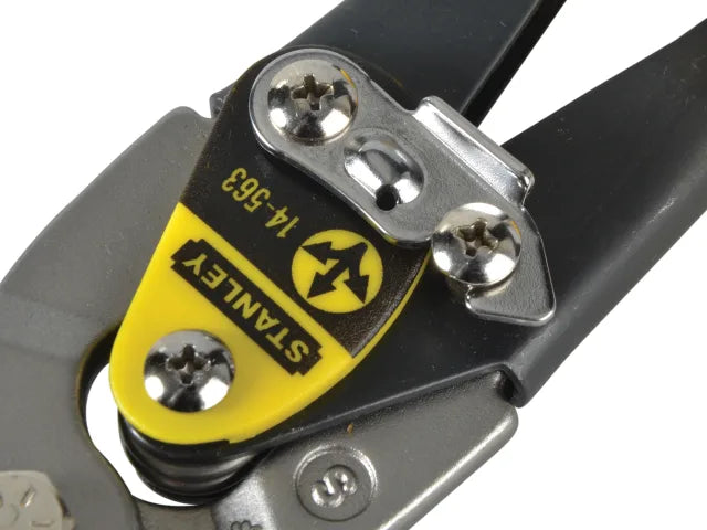 Yellow Aviation Snips & Holster Straight Cut 250mm (10in)