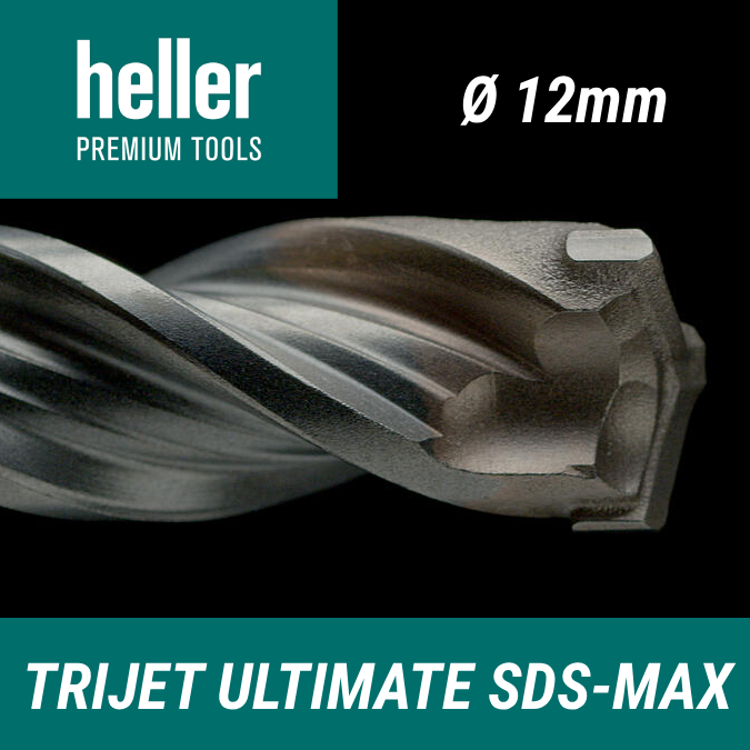Trijet Ultimate hammer drill bit SDS-max Ø 12mm