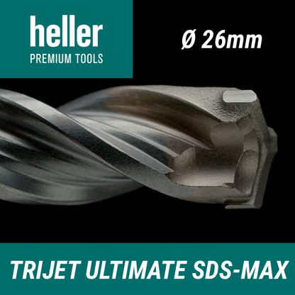 Trijet Ultimate hammer drill bit SDS-max Ø 26mm