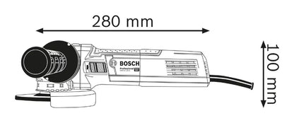 Bosch GWX 750-115 Professional Angle Grinder with X-LOCK - 115mm - 110V
