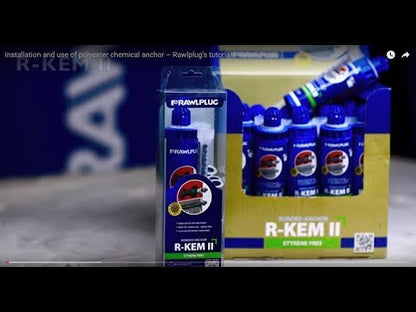 Rawlplug R-KEM-II Styrene Free Polyester Resin 410ml