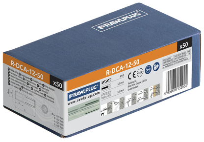 R-DCA DROP-IN ANCHOR M12X50 MM [BOX OF 50]