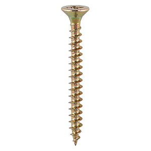 TIMCO Solo Chipboard & Woodscrews - PZ - Double Countersunk - Yellow